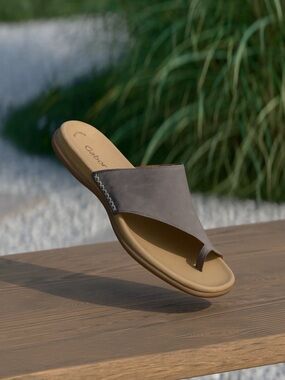 GABOR Soft Leather T-bar Sandals